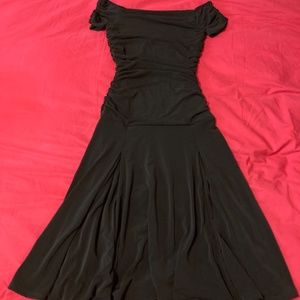 Ruby Fit and Flare Midi Black Dress Size M - Never worn!